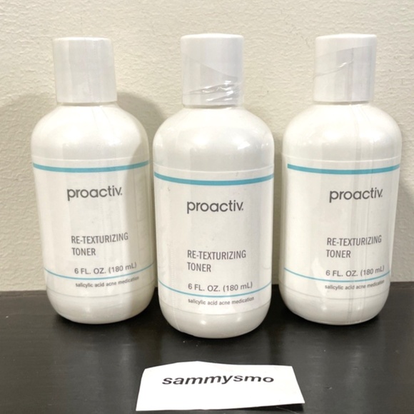 Proactiv Re-texturizing Toner, Salicylic Acid Acne Medication 6 oz, x3 - Picture 1 of 3